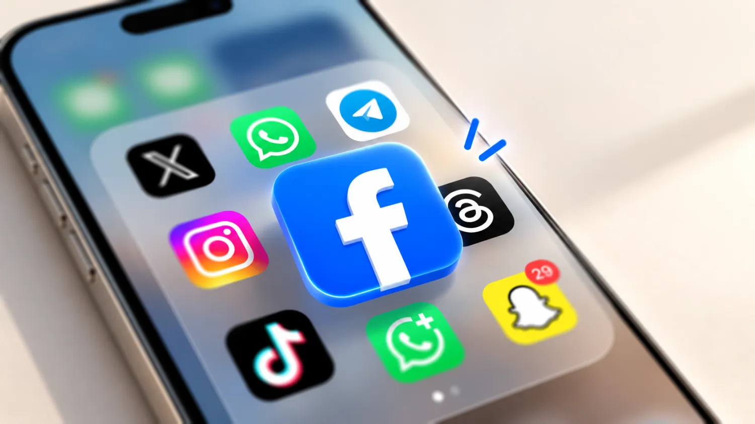 يختبر «فيسبوك» فتح التطبيق مباشرة على مقاطع الفيديو بملء الشاشة (أبل)