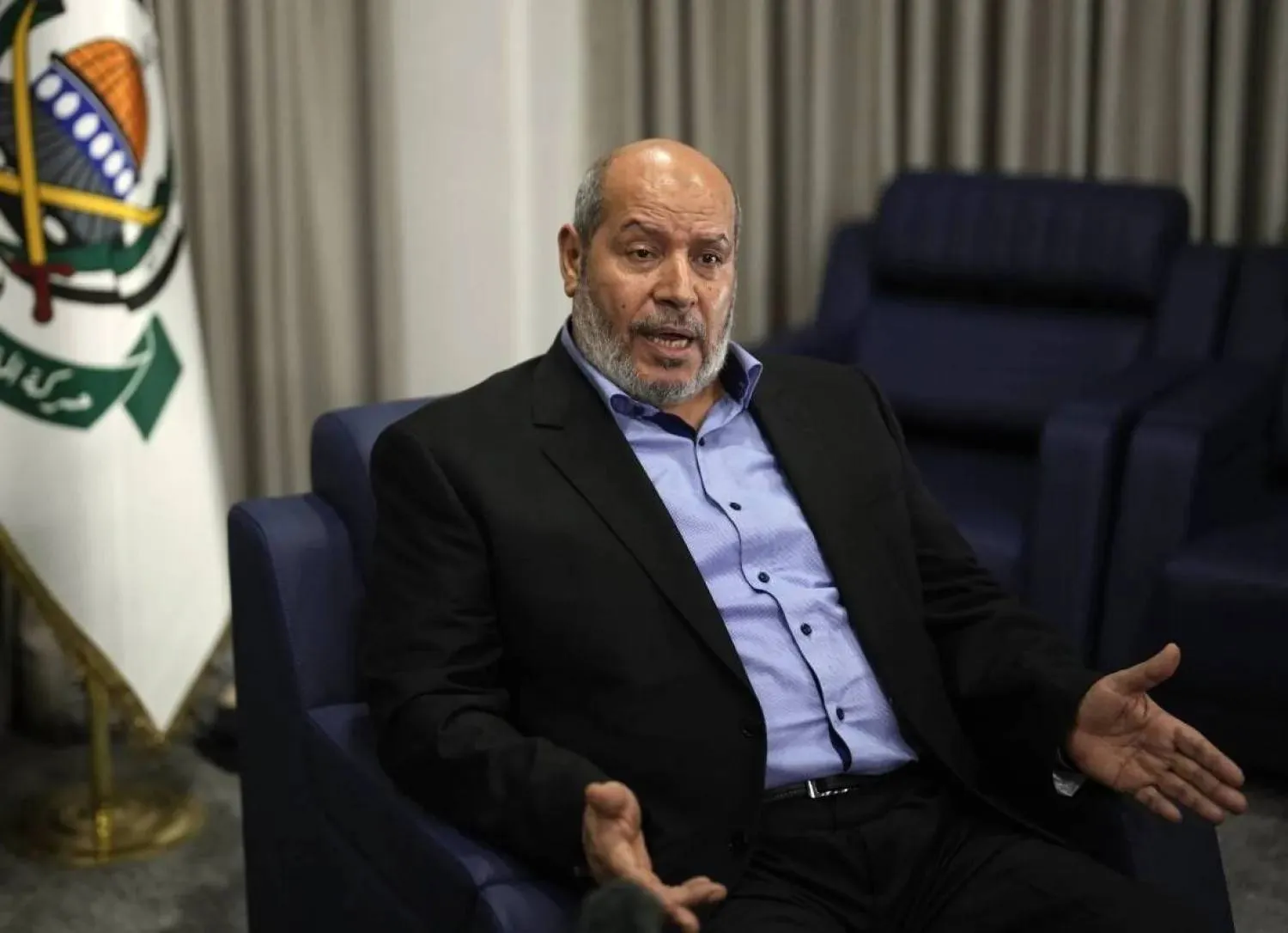 Hamas political bureau chief Khalil al-Hayya (File photo/AP)