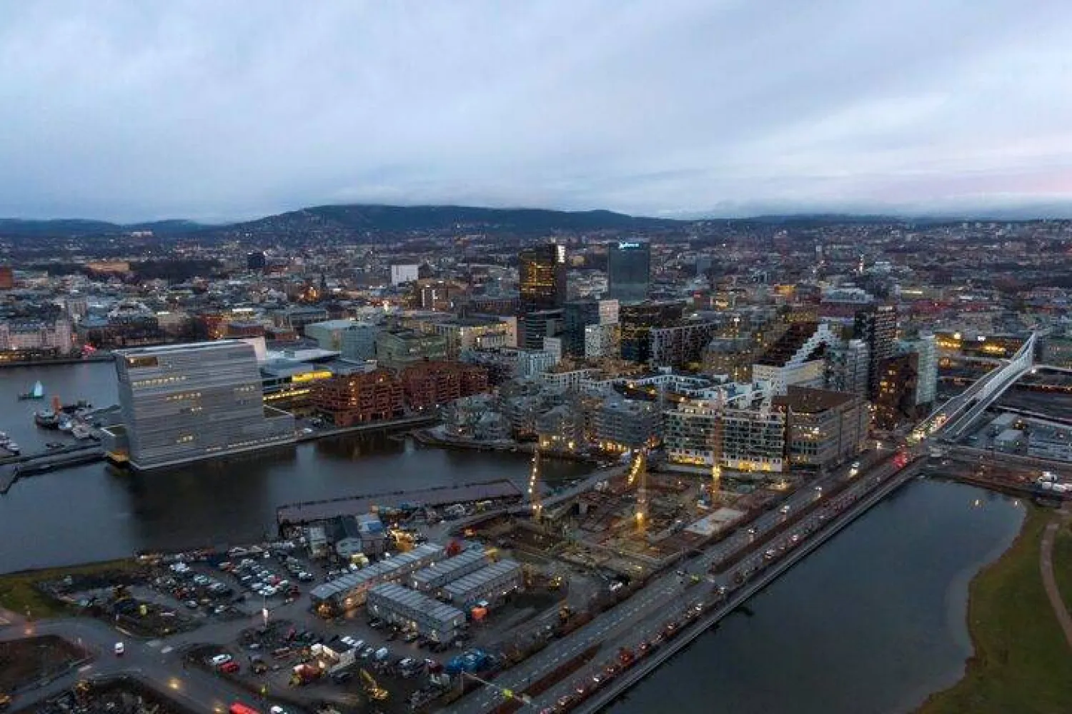 A general view of the cityscape in Oslo, Norway November 17, 2020. NTB SCANPIX/Cornelius Poppe via REUTERS