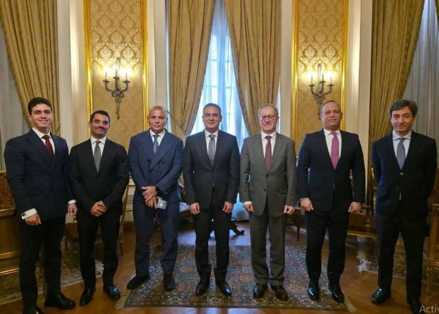 مشاورات بين مسؤولين مصريين وإيطاليين في روما يناير الماضي (وزارة الخارجية المصرية)