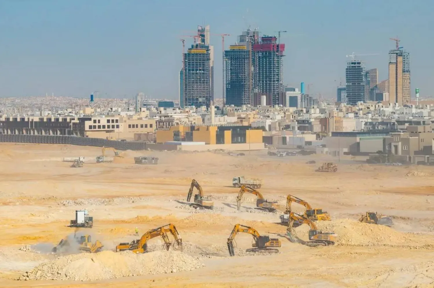 Development work on plots during the first year of the Real Estate Balance Program in Riyadh (SPA)