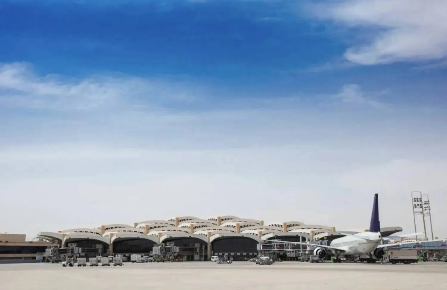 King Khalid International Airport in Riyadh. SPA