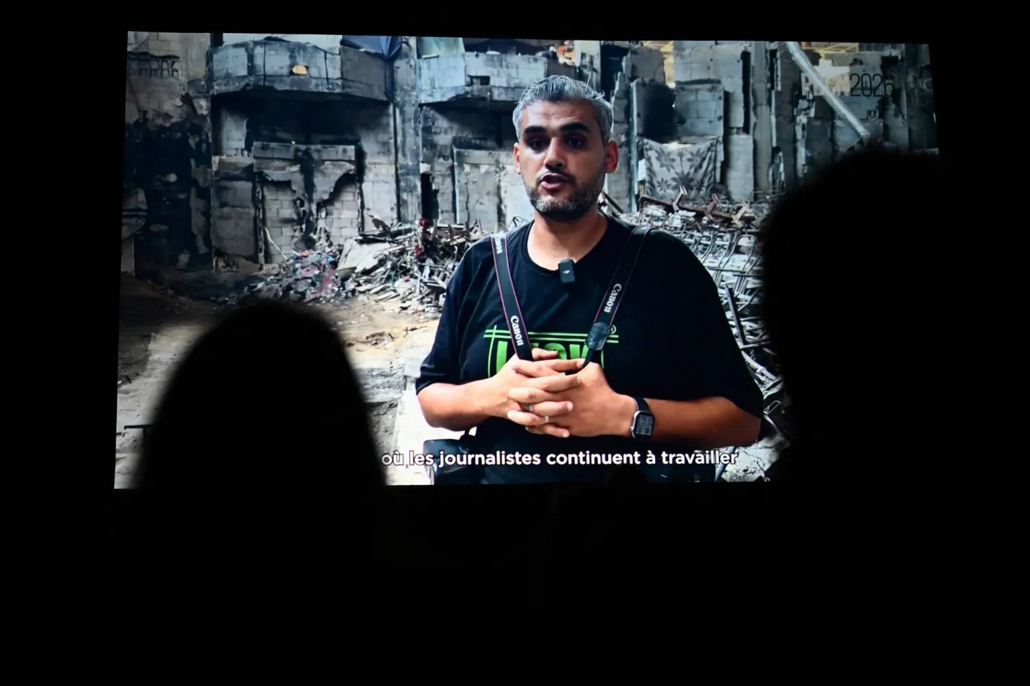 الصحافي الفلسطيني المستقل محمود أبو حامدة (أ.ف.ب)