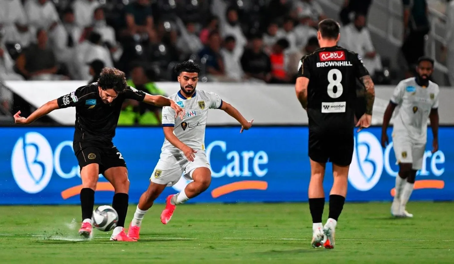 من المباراة التي جمعت الشباب والتعاون ضمن الدوري السعودي (واس)