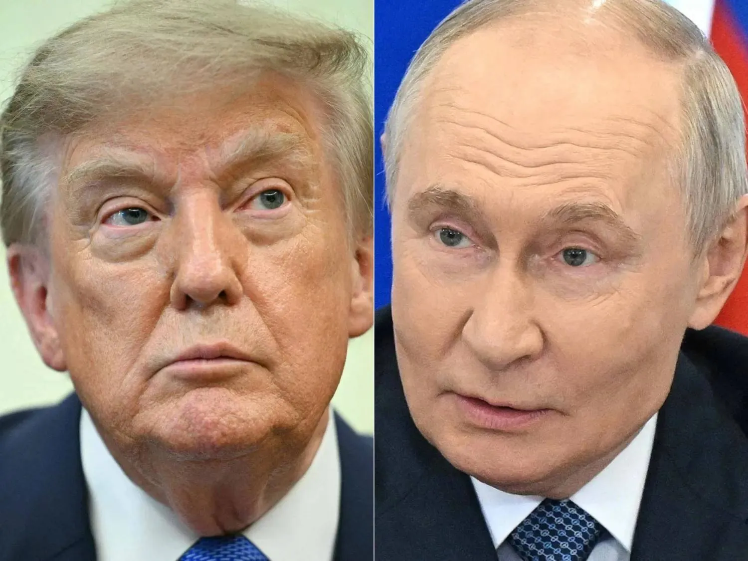 US President Donald Trump and his Russian counterpart Vladimir Putin (AFP) 