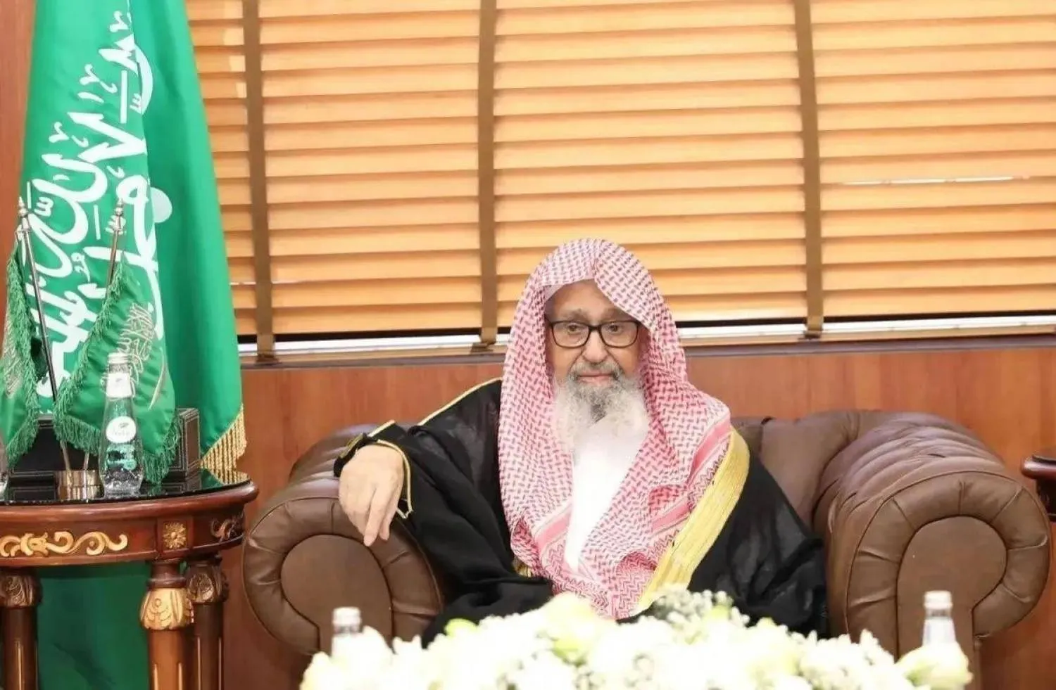 Grand Mufti of Saudi Arabia, Chairman of the Council of Senior Scholars, and President of the General Presidency of Scholarly Research and Ifta Sheikh Dr. Saleh bin Fawzan Al-Fawzan. (SPA)