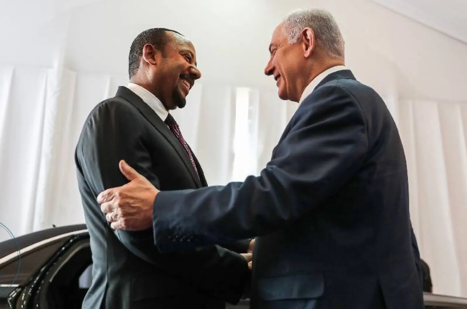  بنيامين نتنياهو وآبي أحمد بالقدس في سبتمبر 2019 (وكالة الأنباء الإثيوبية)
