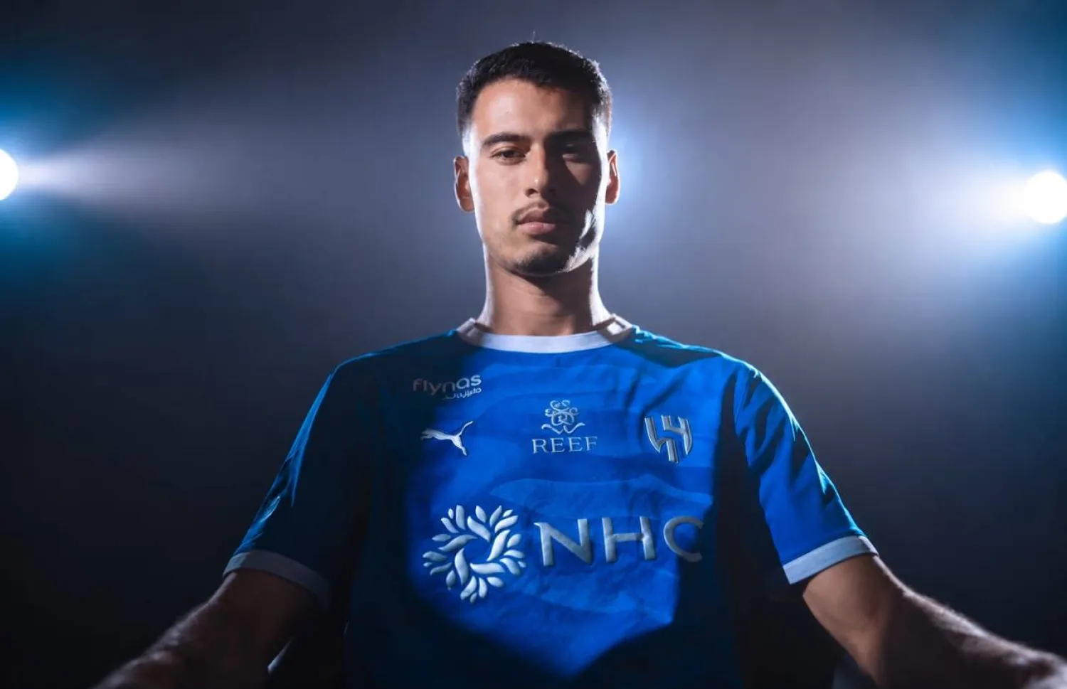 البرازيلي غابرييل مارتينيلي لاعب فريق الهلال (حساب اللاعب)