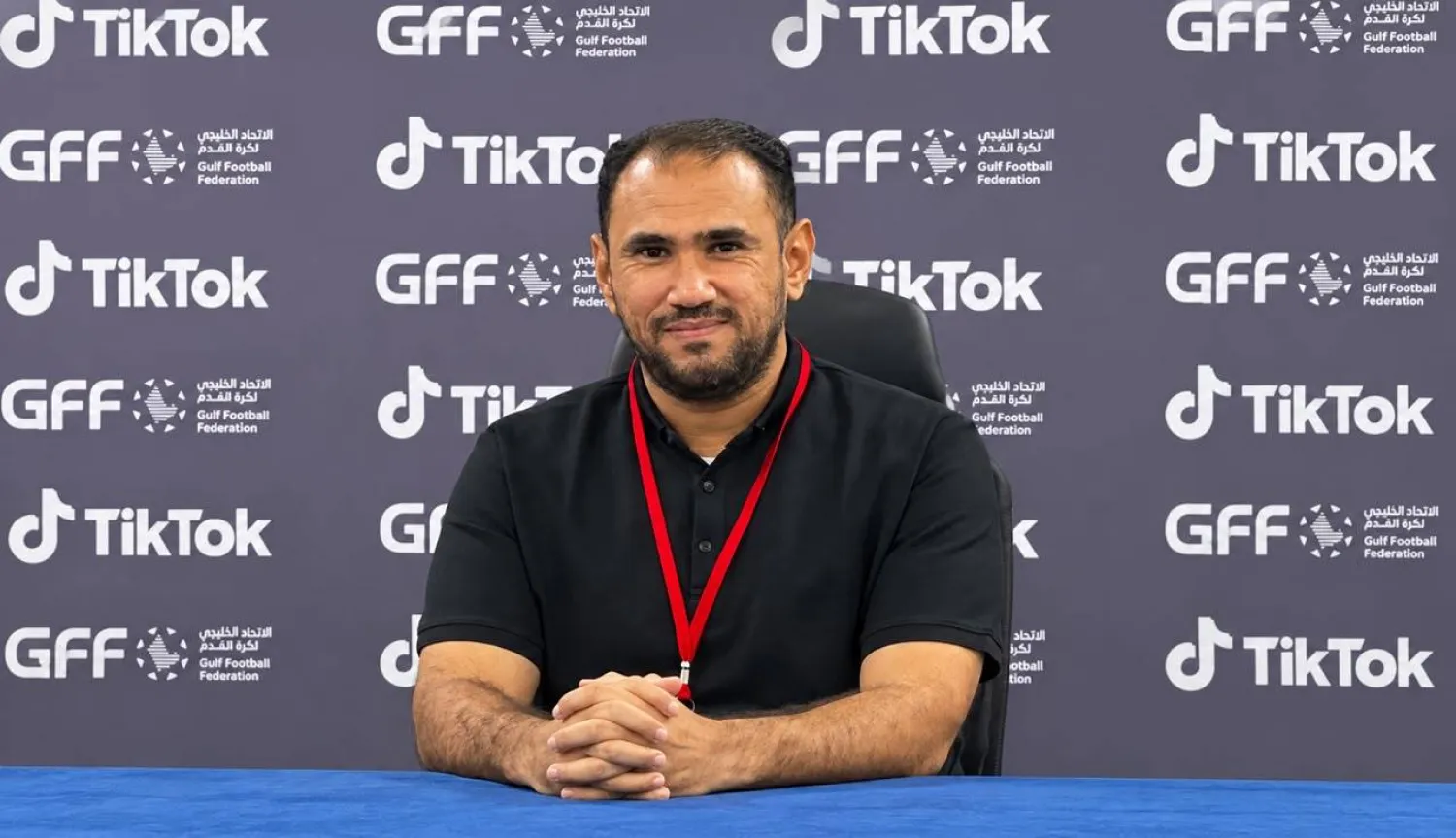 سامر فضل مدرب فريق شعب حضرموت اليمني (الشرق الأوسط)