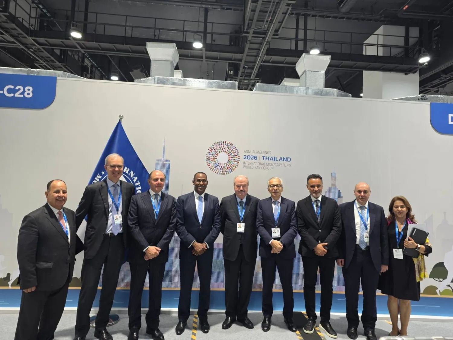 الوفد اللبناني برئاسة وزير المالية المشارك في الاجتماعات السنوية لصندوق النقد والبنك الدوليين في بانكوك (وزارة المالية اللبنانية)