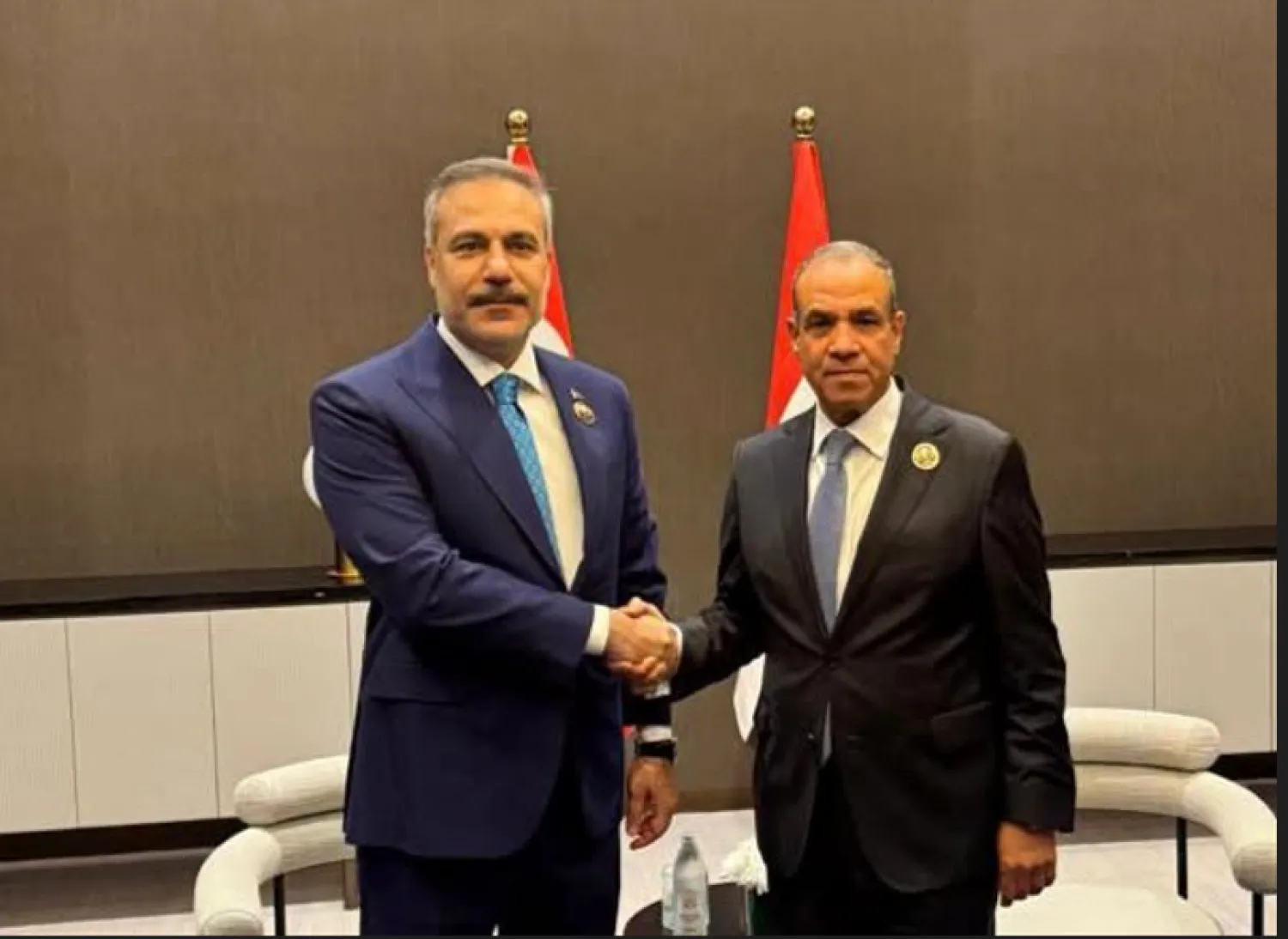 عبد العاطي وفيدان جددا إدانتهما للاعتداءات غير المبررة على السعودية (صفحة وزارة الخارجية المصرية على «فيسبوك»)