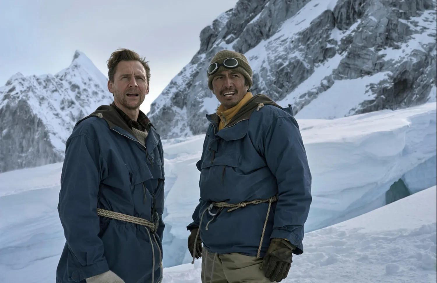 Genden Phuntsok and Tom Hiddleston in ‘Tenzing’ (Apple TV)

 