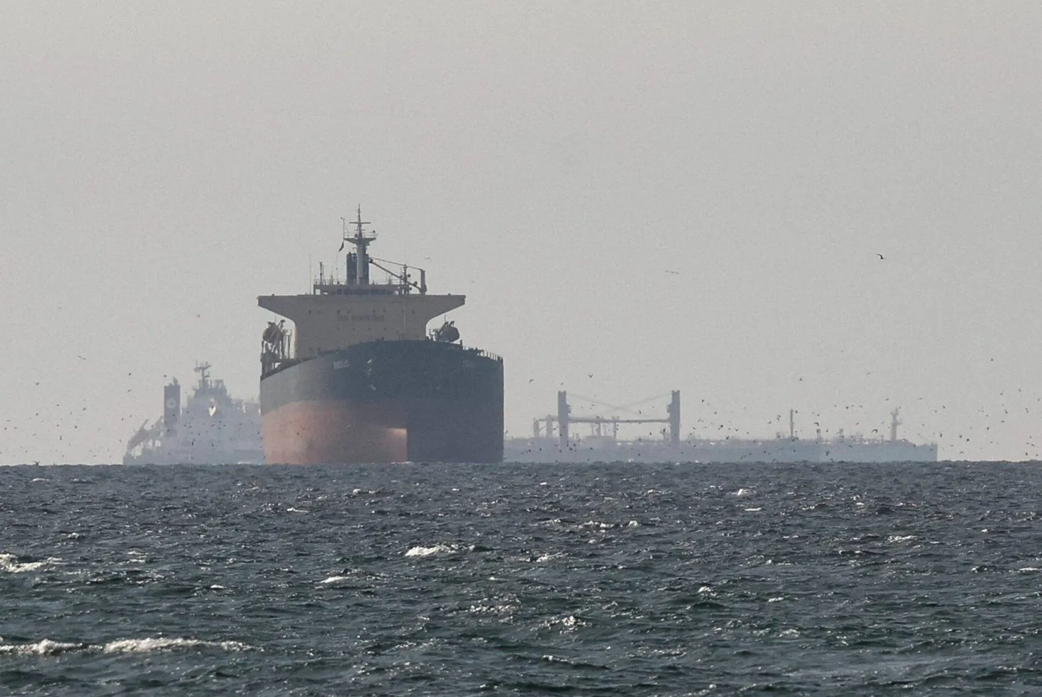 ناقلات نفط تبحر بالقرب من مضيق «هرمز» (رويترز)