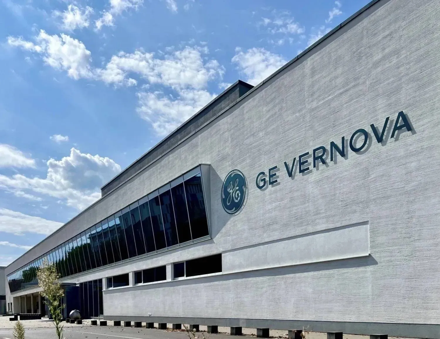 The GE Vernova headquarters. (Asharq Al-Awsat)  