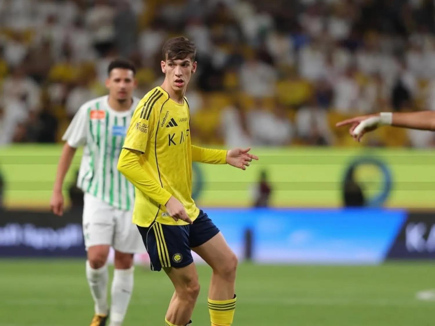 بوستيكوغلو يضم العراقي حيدر عبد الكريم لقائمة النصر لمواجهة نيوم (حساب اللاعب)