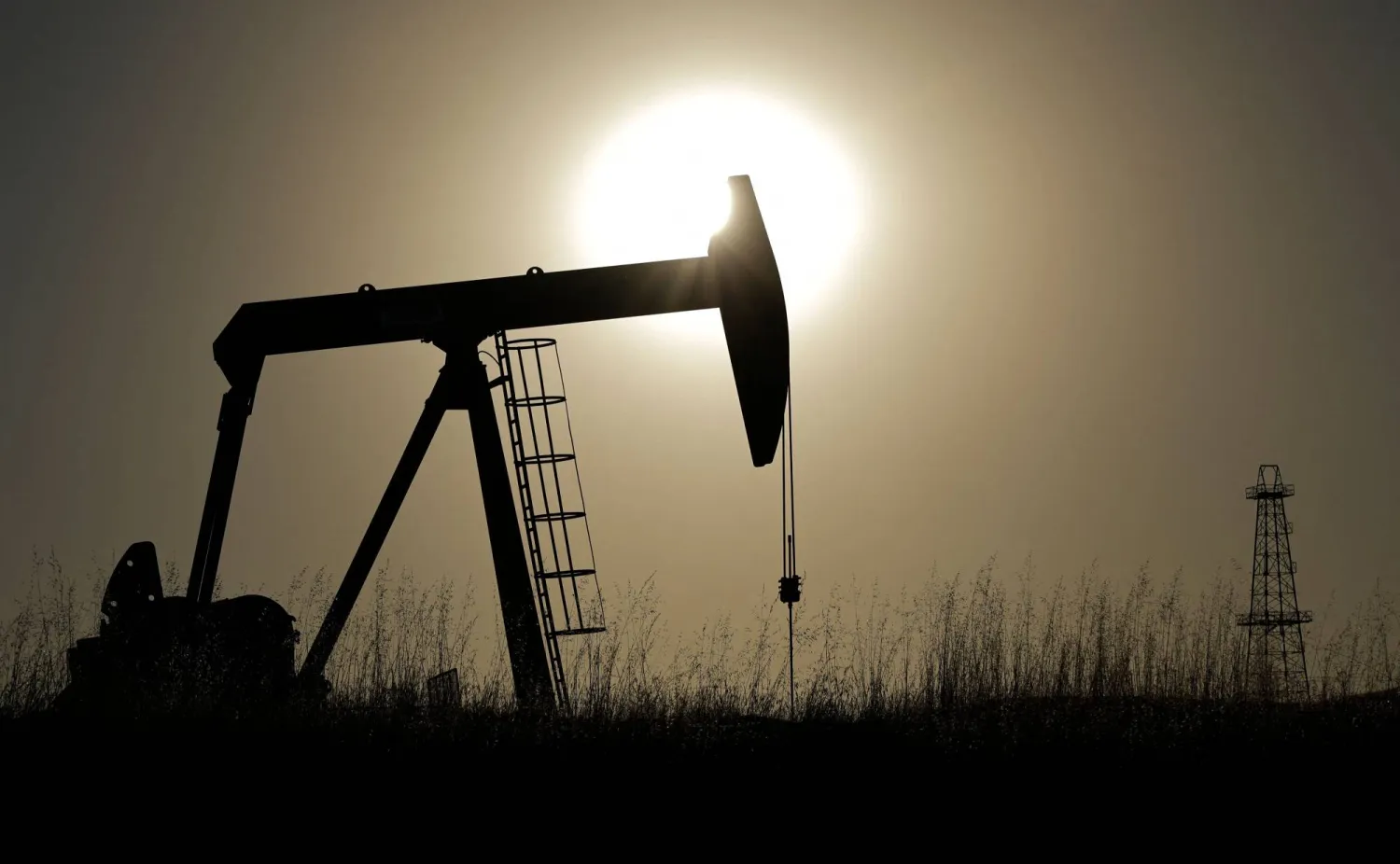 A pumpjack operates after sunrise in Kern County, which has a long history of oil production, in California's 22nd Congressional District on October 16, 2026 near Bakersfield, California. (Getty Images/AFP)