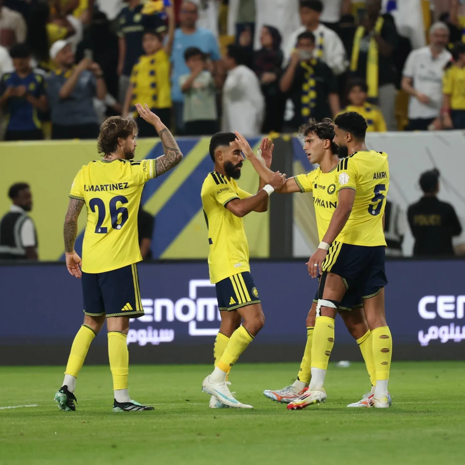 نجح النصر في رفع رصيده إلى 22 نقطة في المركز الثالث خلف القادسية والهلال (تصوير: عبد العزيز النومان).