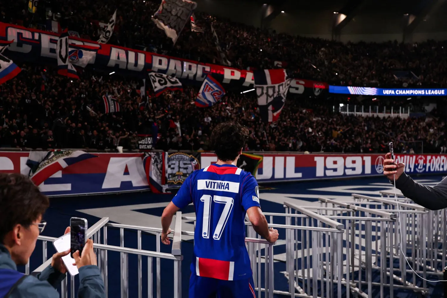 البرتغالي فيتينيا لاعب باريس سان جيرمان (أ.ف.ب)