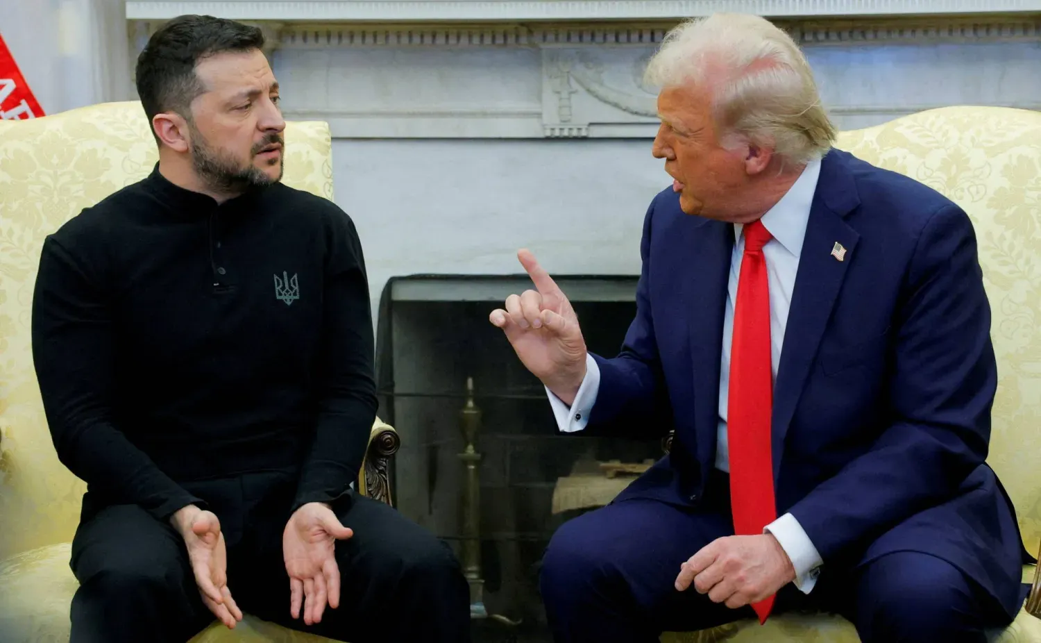 ABD Başkanı Donald Trump, Beyaz Saray’da Ukraynalı mevkidaşı Vladimir Zelenskiy ile bir araya geldi. (Arşiv – Reuters)