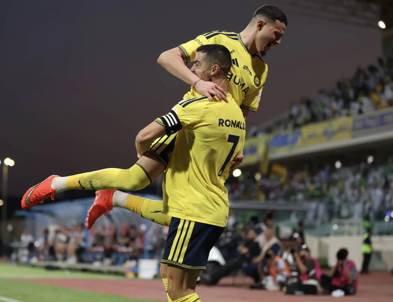 رونالدو استعاد تألقه مع «النصر» (تصوير: عبد العزيز النومان)
