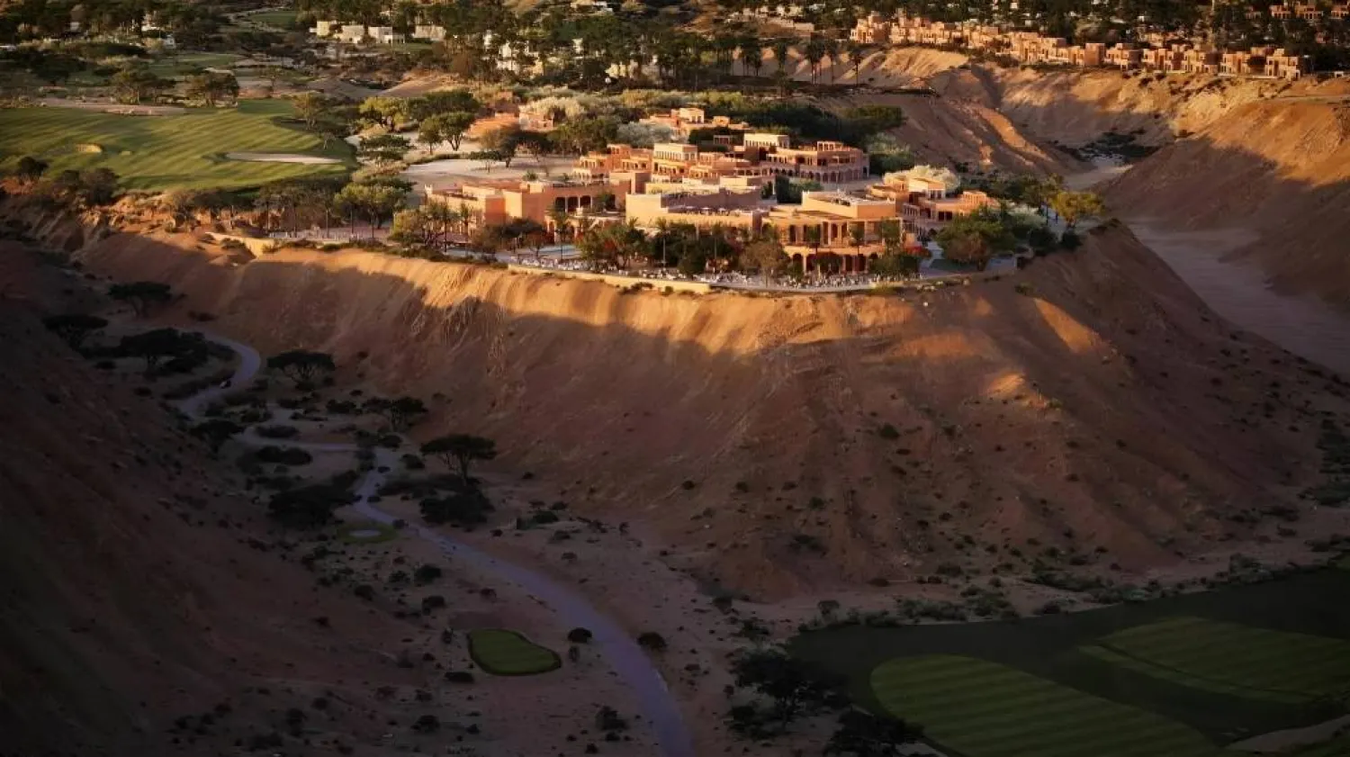 An artist’s rendering of the Wadi Safar project in Diriyah, Saudi Arabia (Asharq Al-Awsat). 