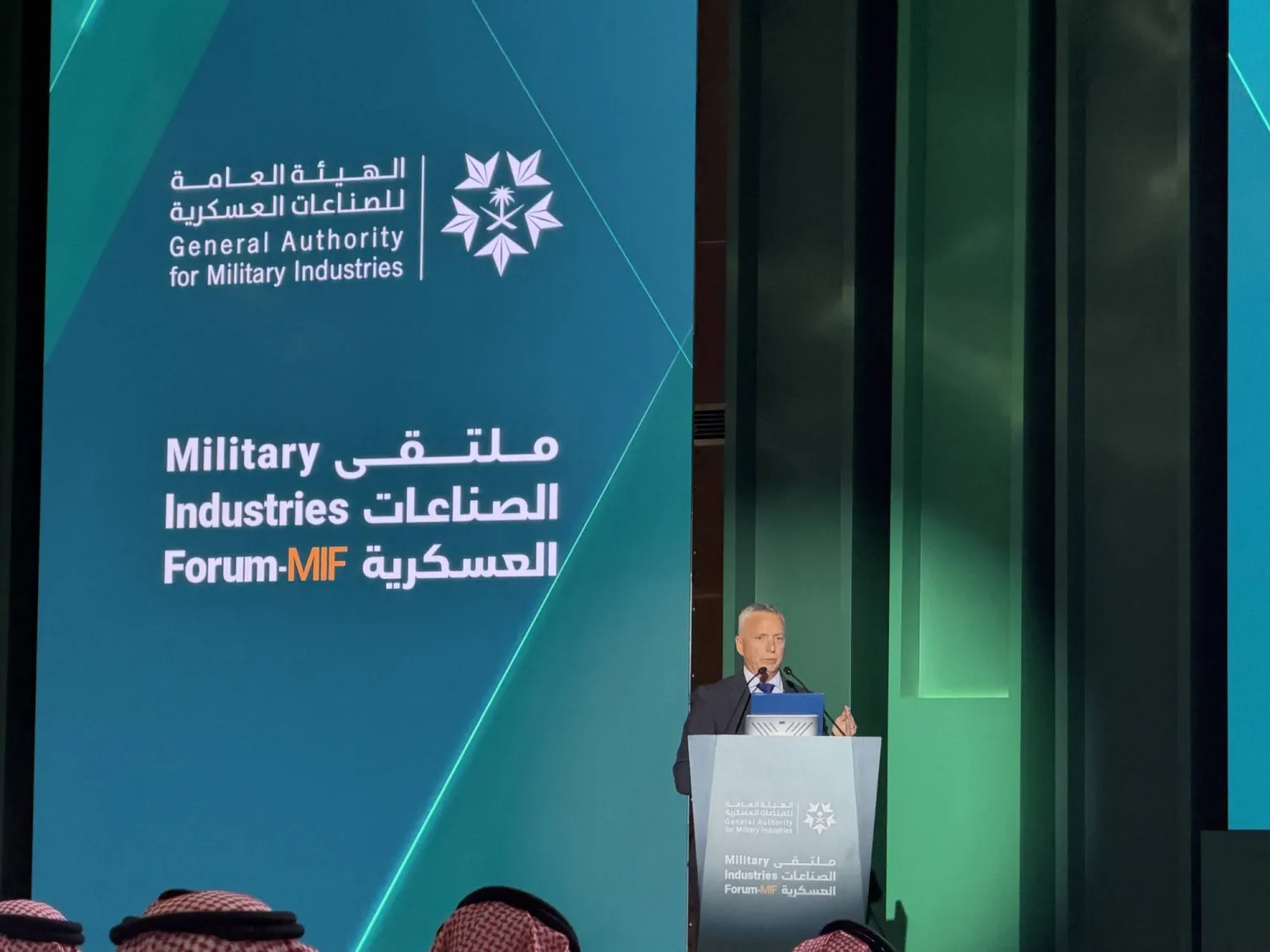 Retired Brig. Gen. Joseph “Joe” Rank, head of Lockheed Martin Saudi Arabia (Asharq Al-Awsat)