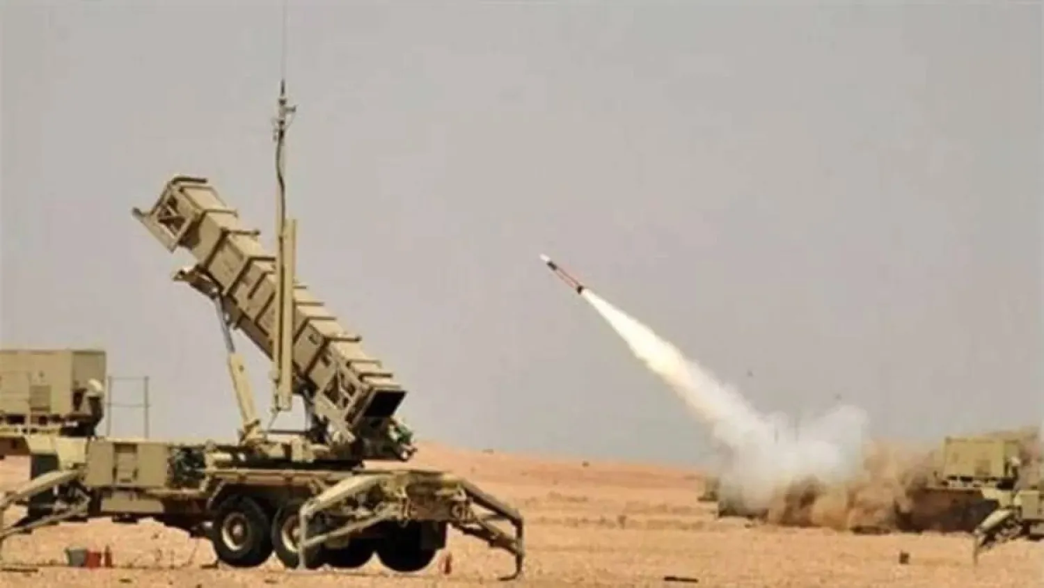 Air defenses intercepted and destroyed a ballistic missile launched by the terrorist Houthi militia toward Saudi Arabia’s Taif. (Reuters file)