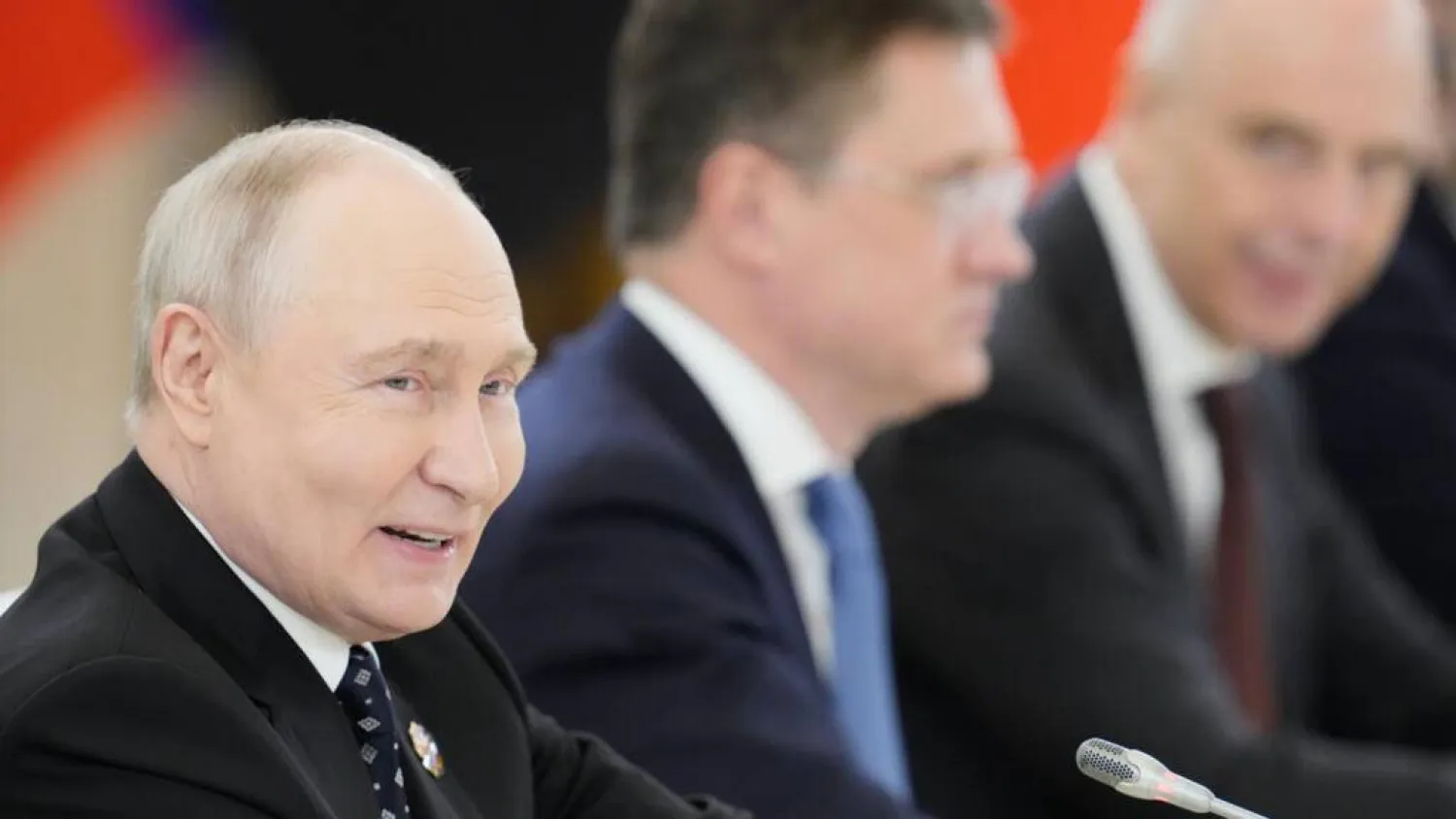 Putin's comments came amid tensions between the United States and Ukraine. Pavel Bednyakov / POOL/AFP
