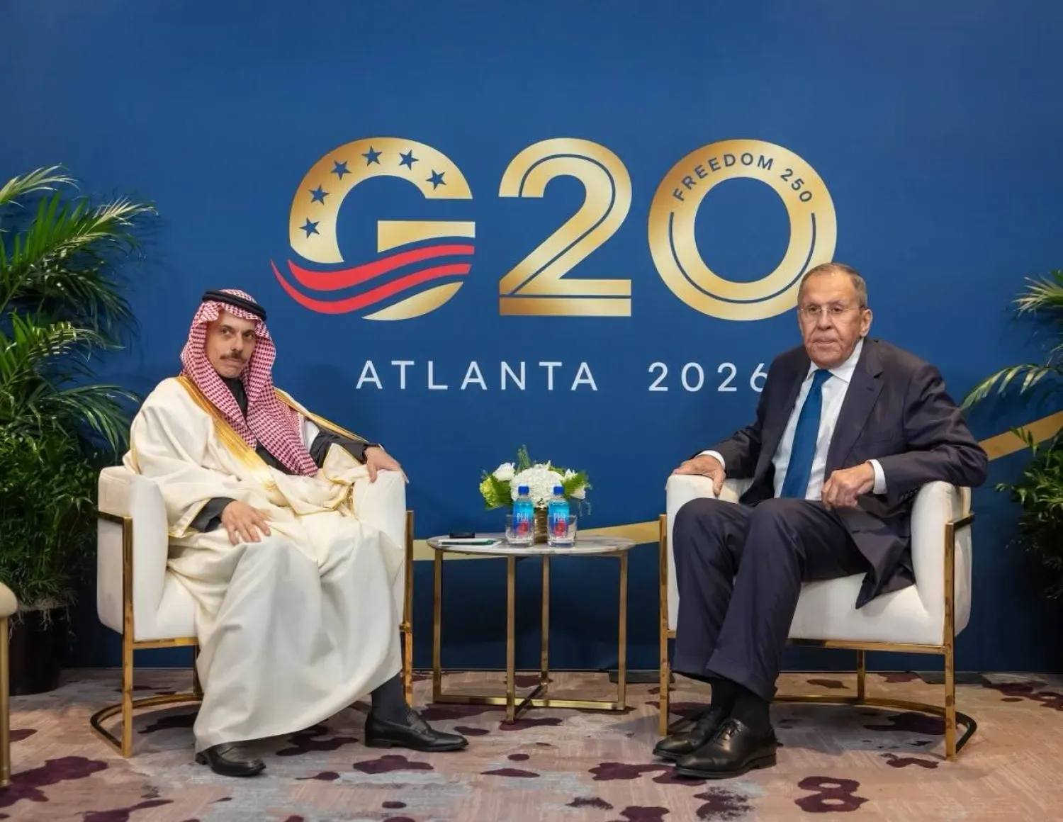 Prens Faysal bin Ferhan ve Rus mevkidaşı Sergey Lavrov (SPA)
