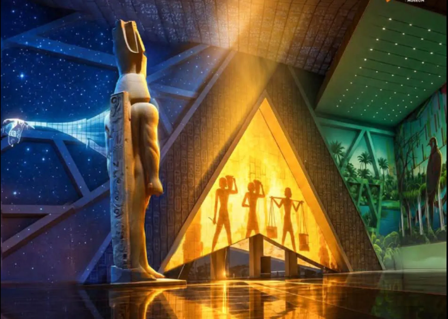 المتحف المصري الكبير يجهز لعرض «الشمس الأبدية» (وزارة السياحة والآثار)