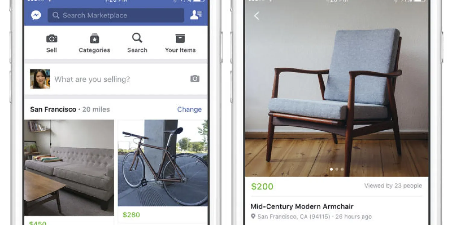 «فيسبوك» تطلق منصة شراء وبيع بين أفراد شبكتها