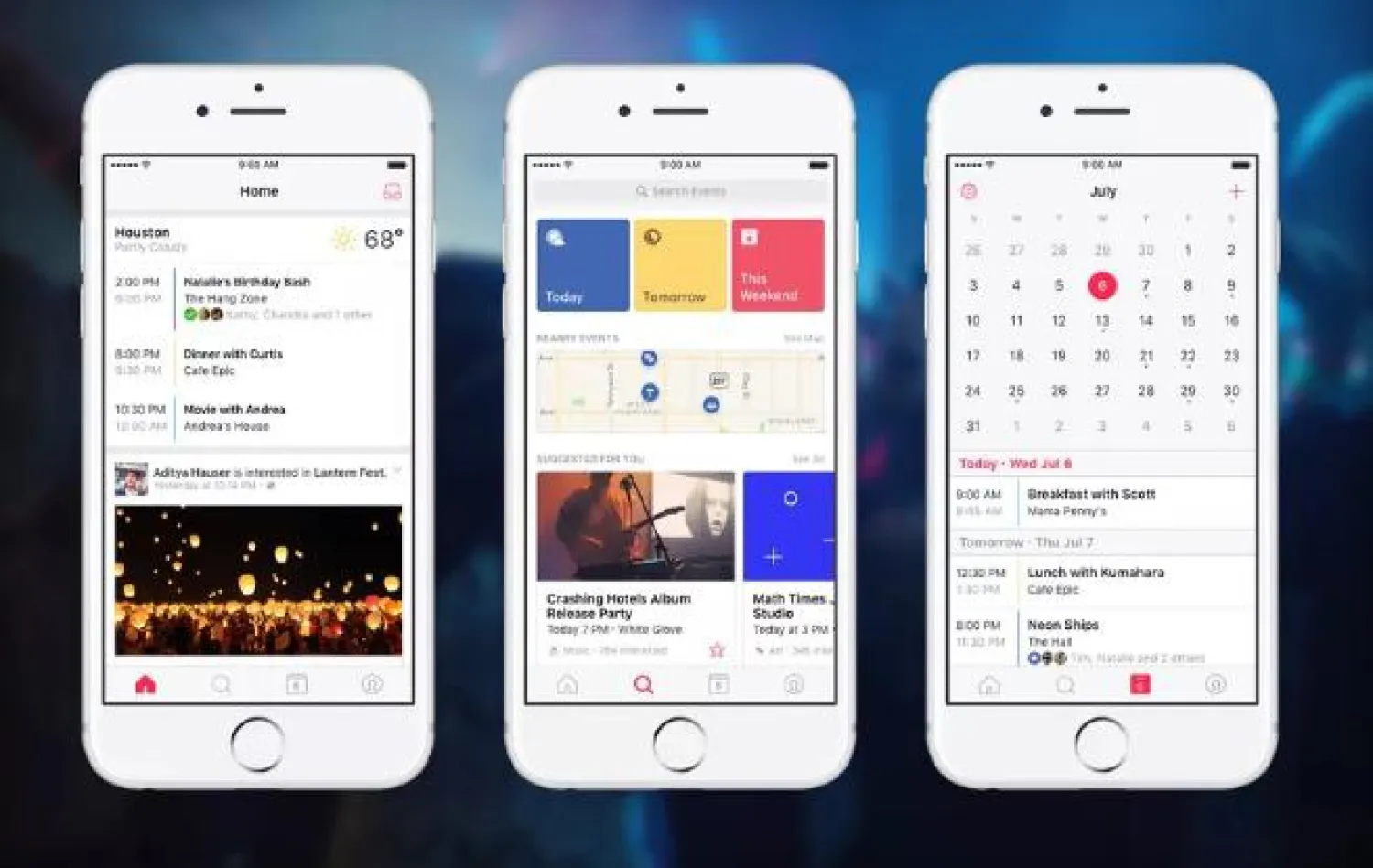 «فيسبوك» تطلق تطبيق «إيفنتس» المخصص للاطلاع على الأحداث عبر الشبكة