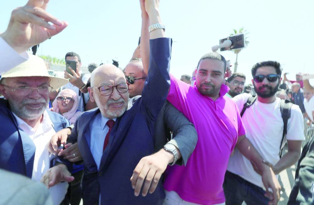تونس… حكم غيابي على الغنوشي بالسجن سنة بجرم التحريض تونس… حكم غيابي على الغنوشي بالسجن سنة بجرم التحريض