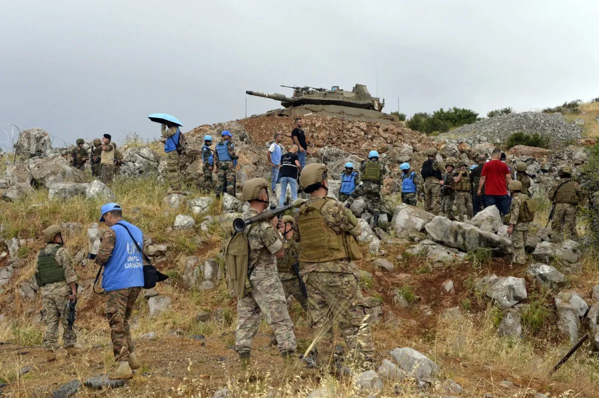İsrail, UNIFIL’den Hizbullah’ın Şeba’daki çadırını kaldırmasını istedi