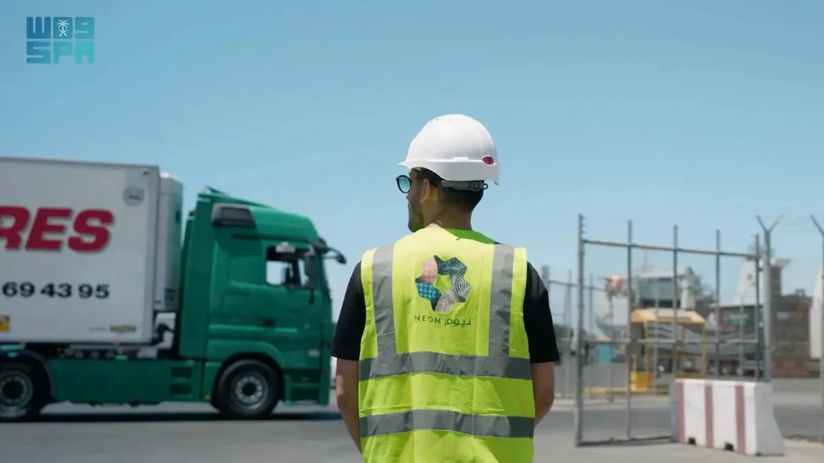 Saudi Port of NEOM Halves Transit Time by over 50% via Regional Trade Corridor
