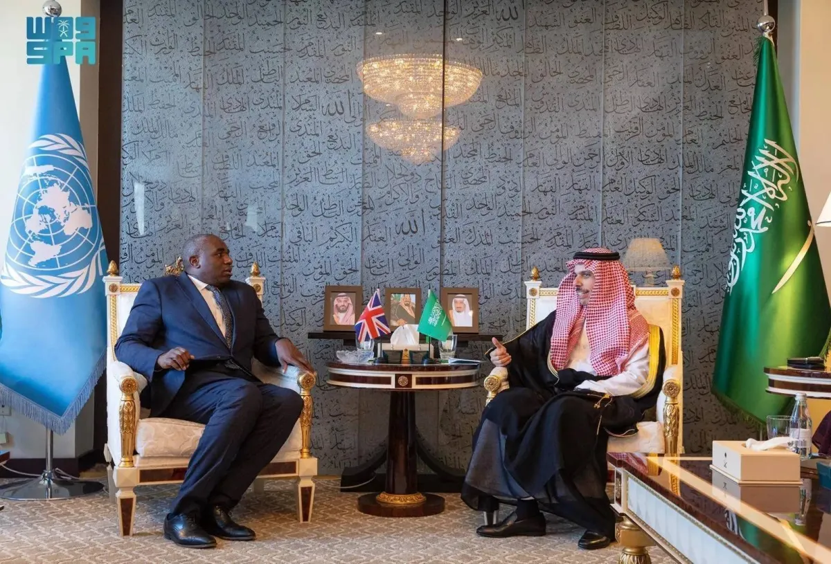 Saudi, British FMs Discuss Palestinian Statehood, Gaza Aid