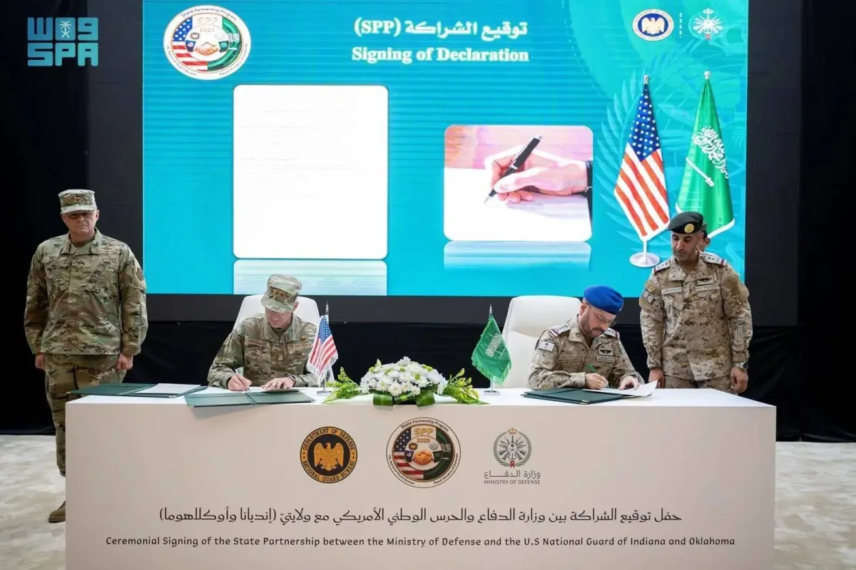 Saudi Arabia Signs Military Partnership with US National Guard