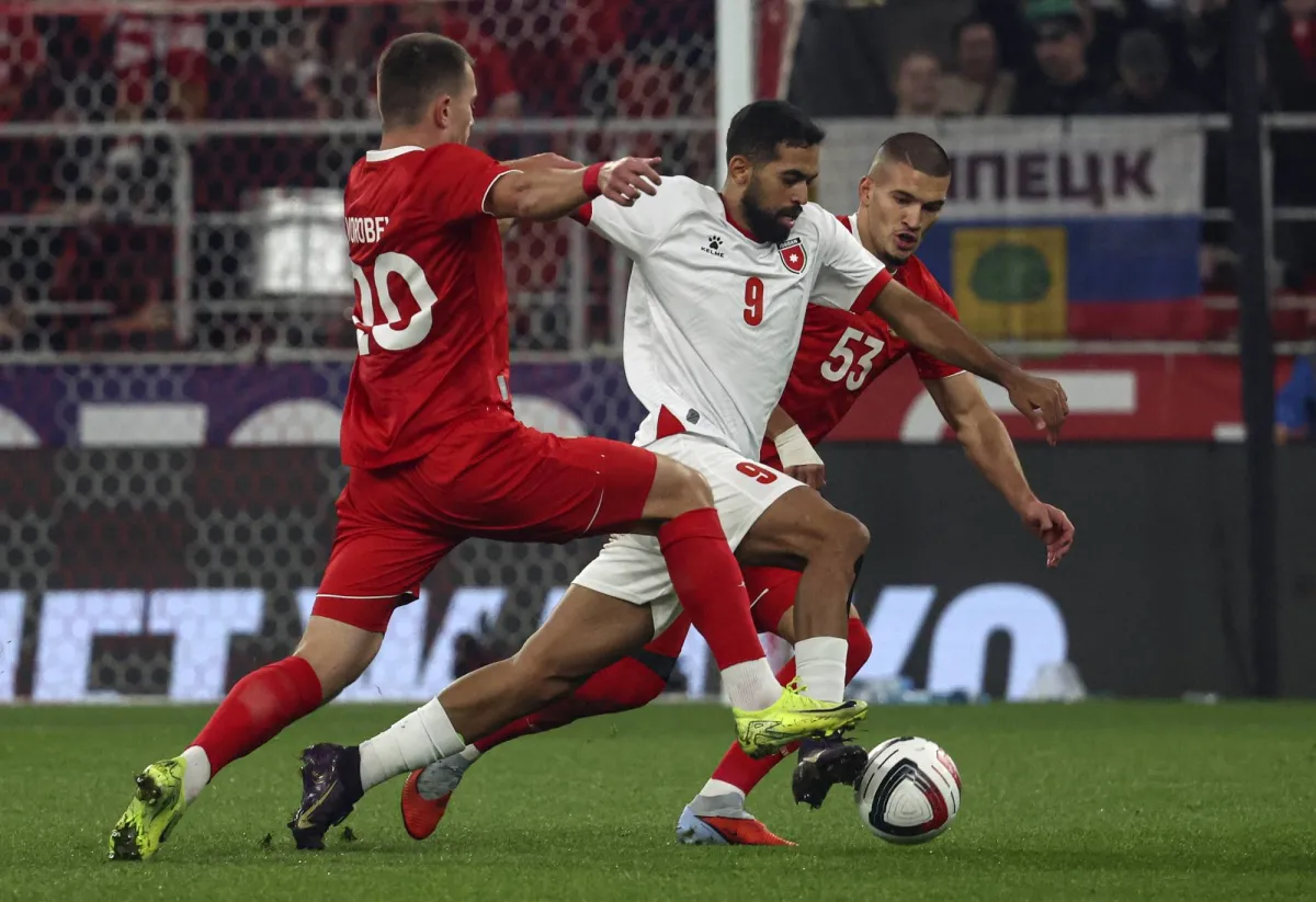 تعادل سلبي بين الأردن وروسيا في العاصمة موسكو