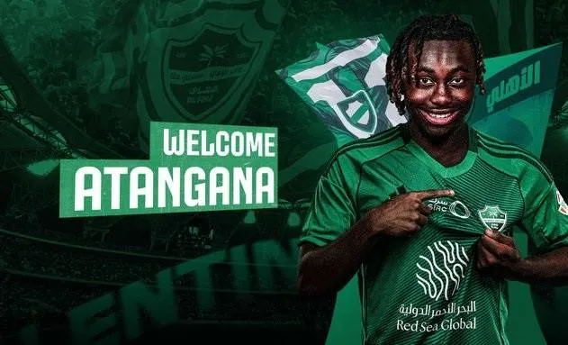 الأهلي يتعاقد مع أتانغانا من رينس الفرنسي