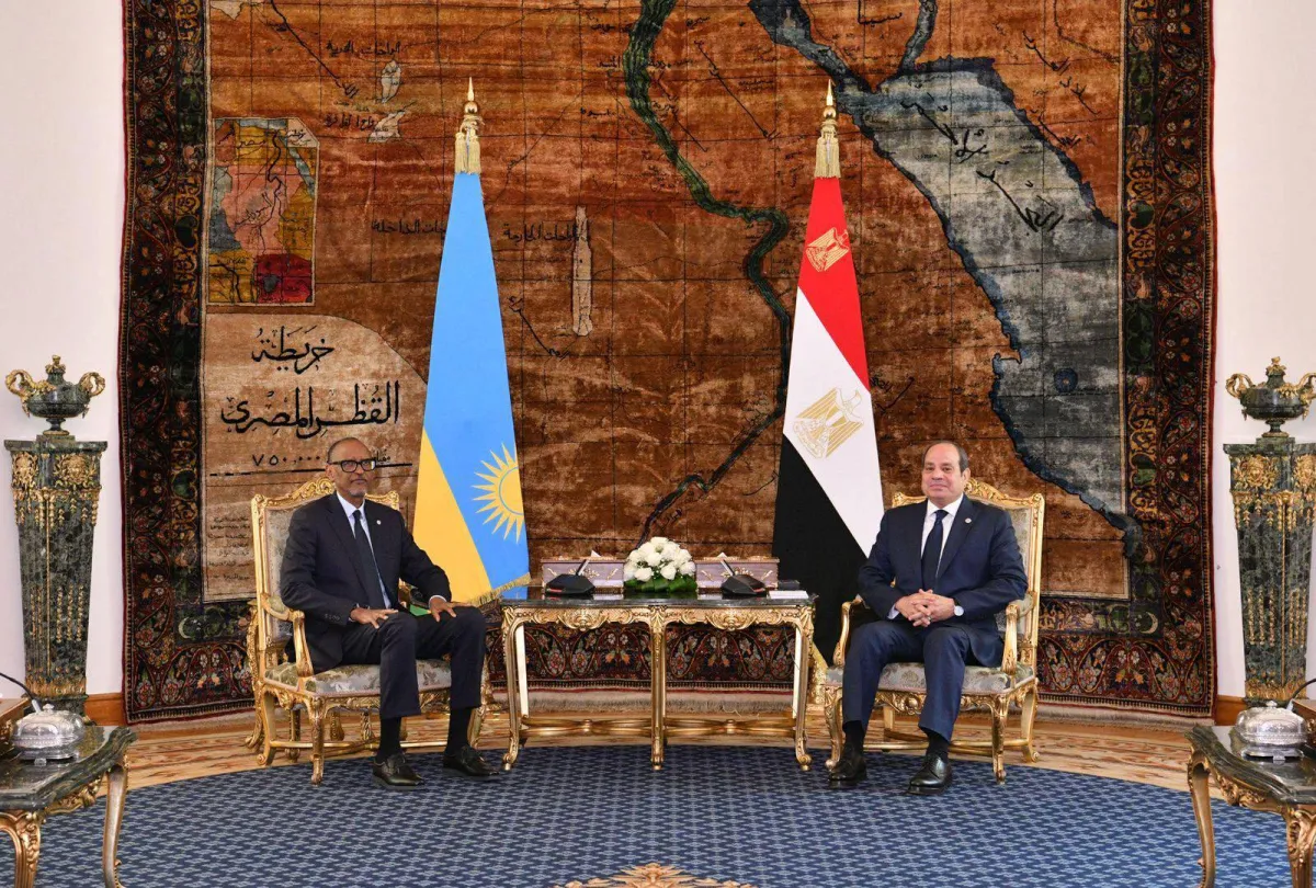 السيسي: مصر لن تقبل المساس بـ«حقوقها المائية»
ناقش مع رئيس رواندا التعاون بين دول حوض النيل