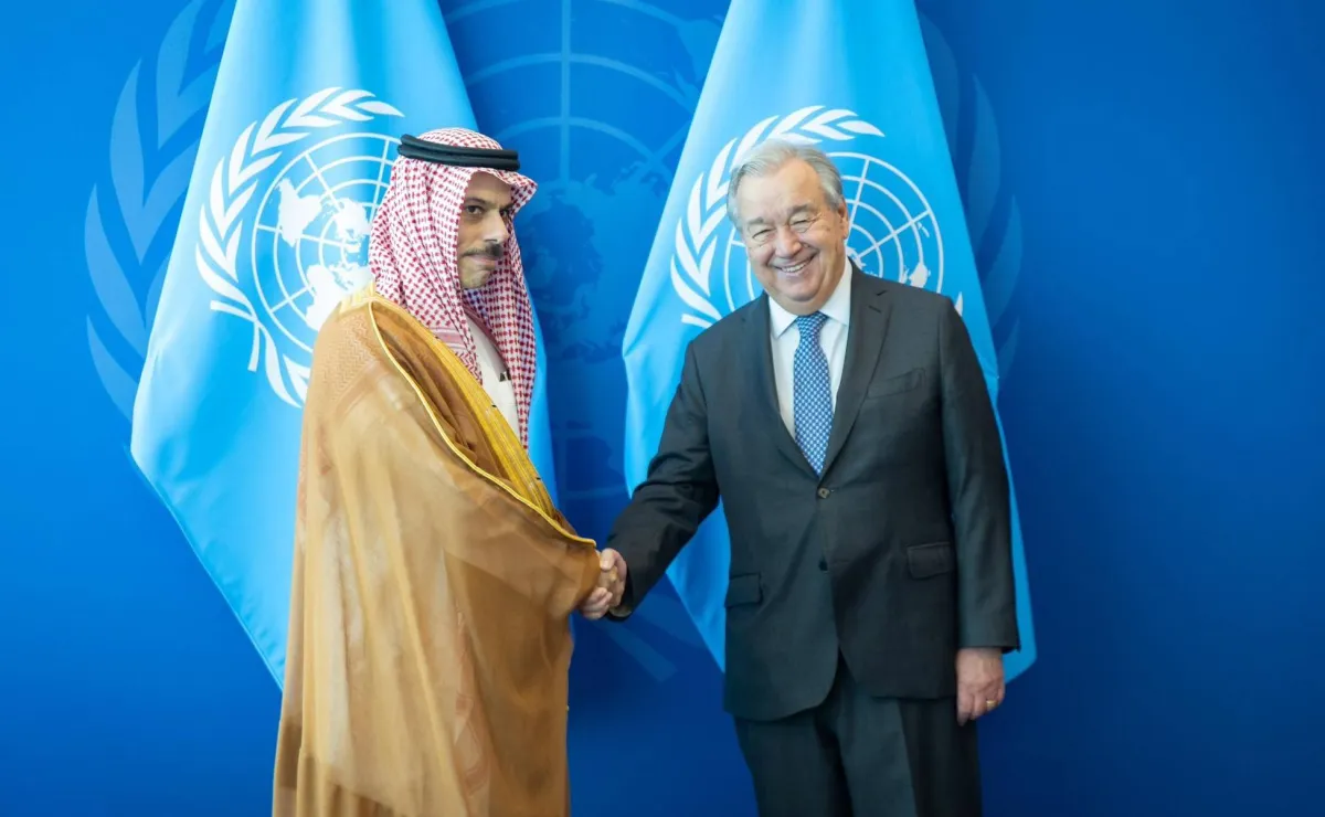 تأكيد سعودي - أممي على أهمية تعزيز العمل لمواجهة التحديات العالمية
بن فرحان بحث مع غوتيريش رفع مستوى عمل الأمم المتحدة لدعم القضايا العادلة