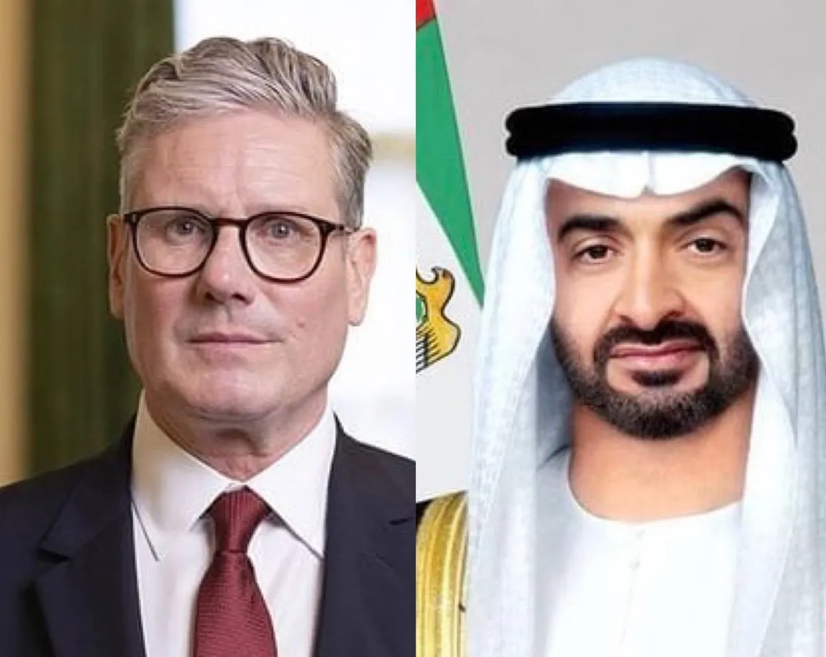 محمد بن زايد وستارمر يبحثان هاتفياً تعزيز الشراكة والتطورات الإقليمية
الرئيس الإماراتي يثمّن اعتراف بريطانيا بالدولة الفلسطينية ويشدّد على «حل الدولتين» مع دعم مساعي وقف إطلاق النار في غزة