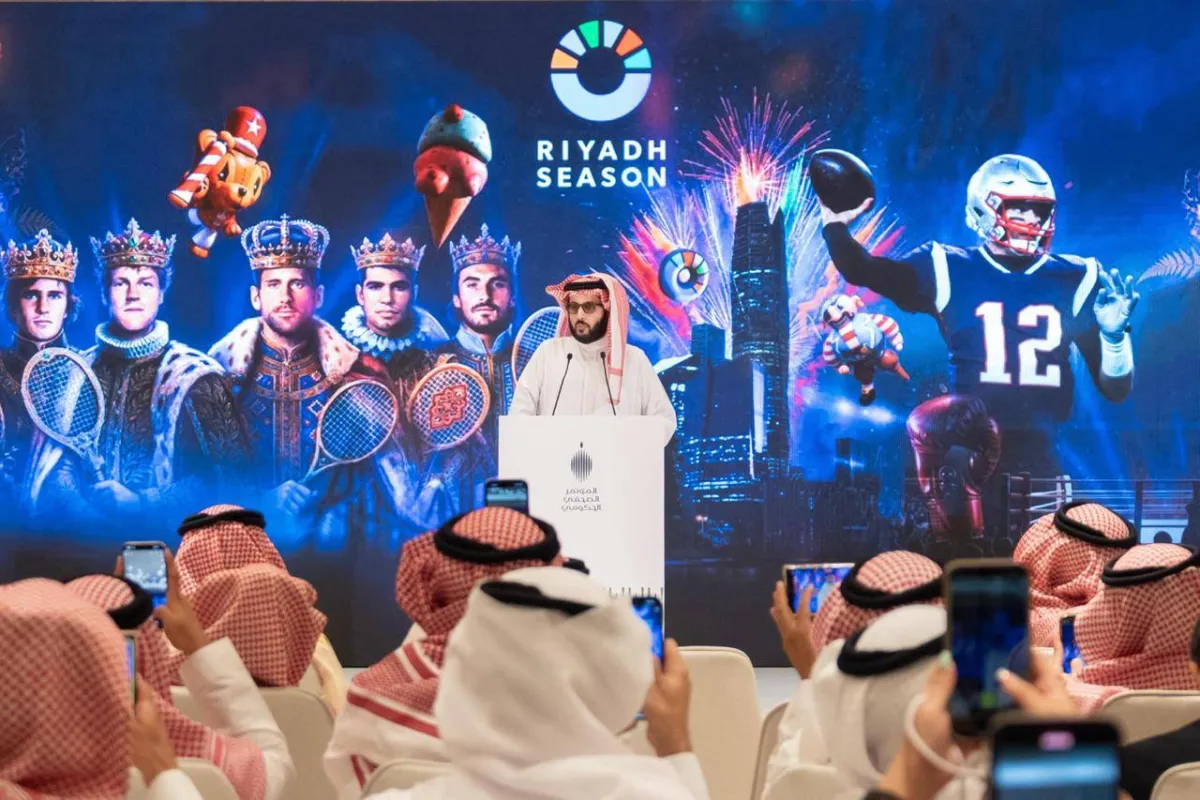 «الترفيه» السعودية تغمر زوار «موسم الرياض 2025» بتجارب استثنائية وفعاليات عالمية
11 منطقة و15 بطولة عالمية... 20 حفلة غنائية و14 مسرحية بمشاركة نجوم عرب