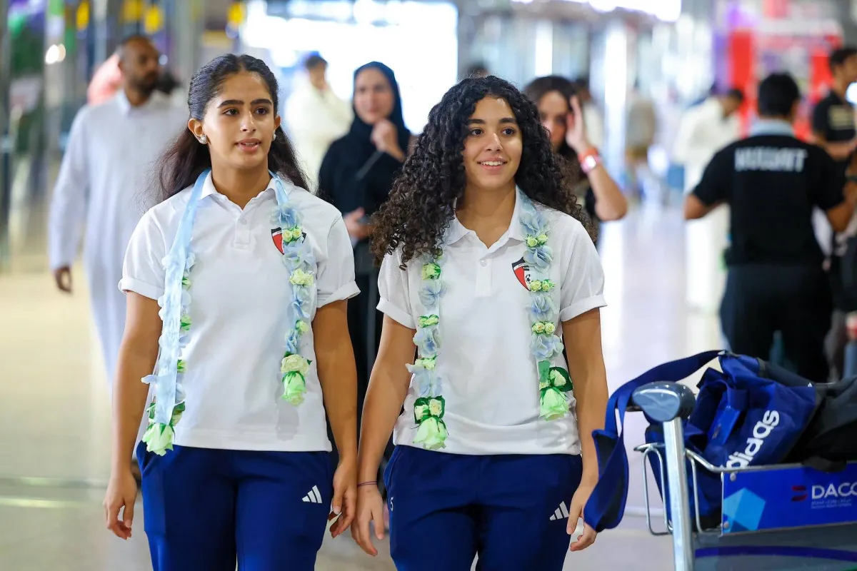 «الخبر» تستقبل منتخبات آسيا للناشئات بالورود