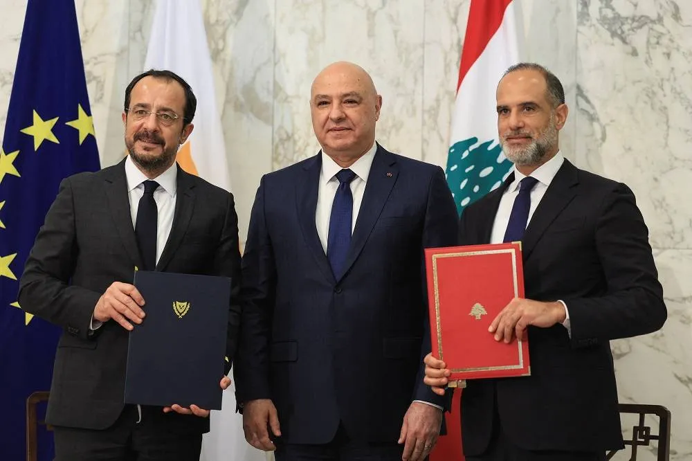Lebanon, Cyprus Sign Maritime Demarcation Deal, Paving Way for Possible Energy Exploration 