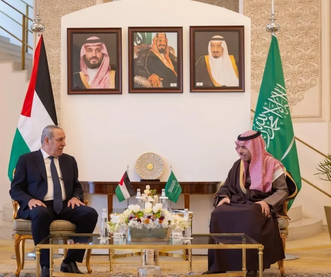 Saudi Foreign Minister Holds Talks with Palestinian Vice President