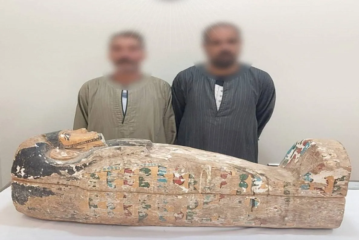 مصر: ضبط تابوت أثري نادر بسوهاج قبل الاتجار به