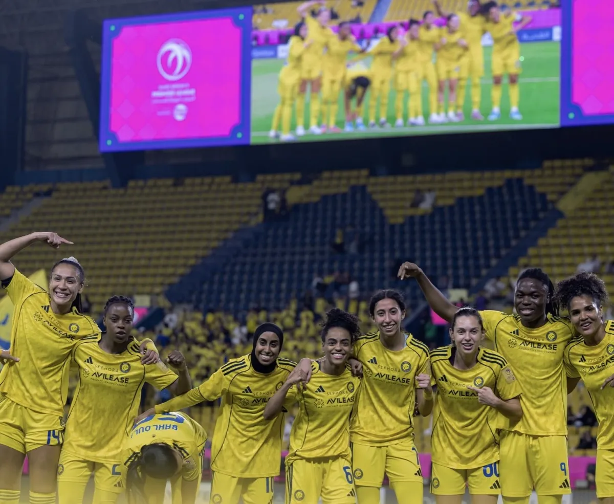 سيدات النصر يستعرضن بخماسية في ليلة تتويجهن بـ«الدوري السعودي»