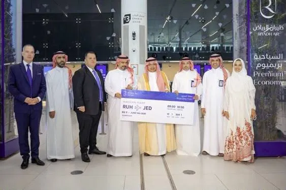 «طيران الرياض» تفتتح أولى رحلاتها الداخلية إلى جدة