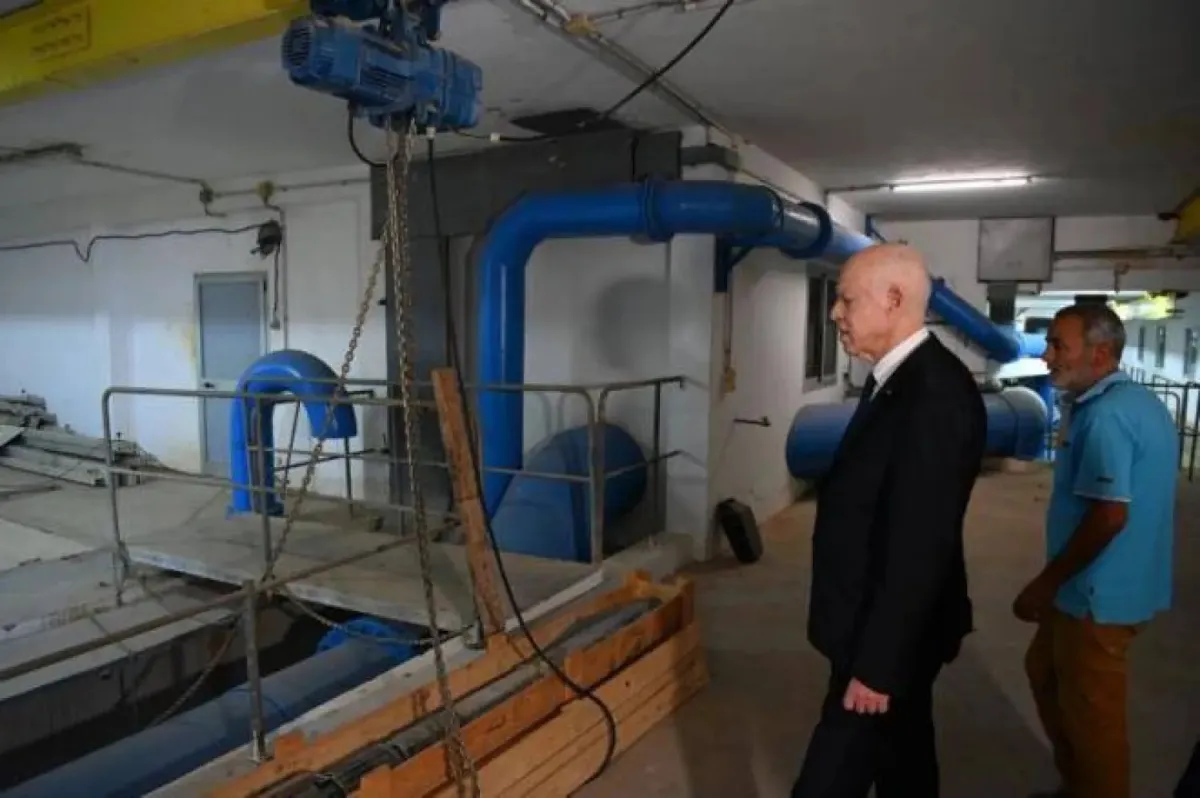 Tunisian President Visits Water Complex, Criticizes Frequent Electricity Cuts